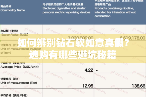 如何辨别钻石软如意真假？选购有哪些避坑秘籍